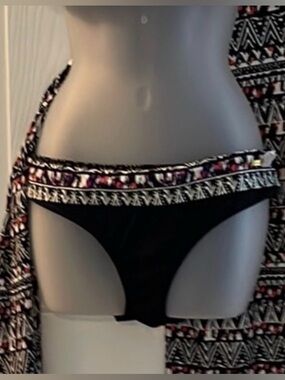 Black and White tribal Print Bikini bottom